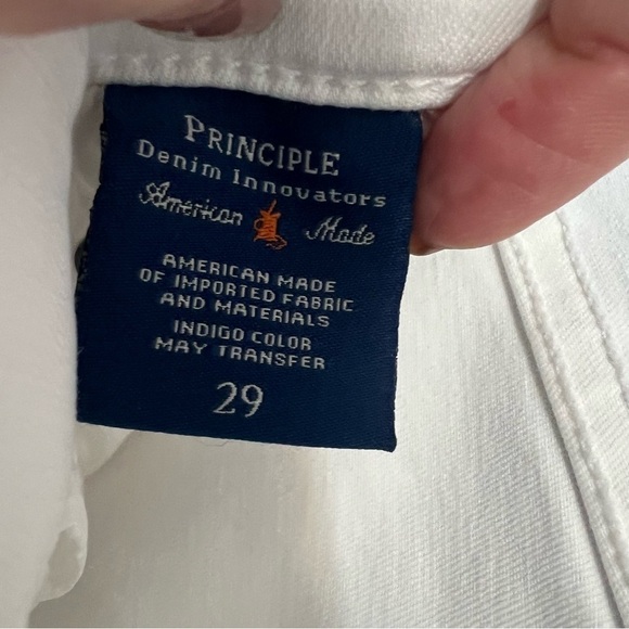 Principle denim white crush bootcut jeans size 29 NWT - Picture 8 of 9